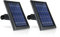 Wasserstein Panneau solaire avec câble de 4 m compatible avec Eufy Cam 2C et 2C Pro – Alimentez votre caméra de surveillance en continu (lot de 2, noir) (non compatible avec Eufy Cam 2/2 Pro/E)
