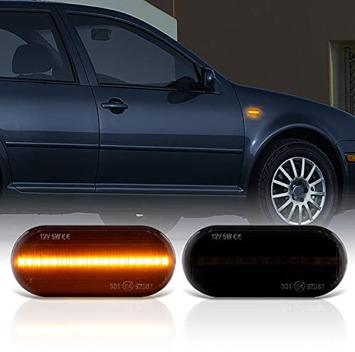 Recambo LED SEITENBLINKER passend für Bora, Golf 3, Golf 4, Lupo, Vento, Fox | SCHWARZ