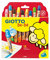GIOTTO be-bè, Lápices Súper Lavables, Mina Jumbo, 7mm, Colores surtidos con sacapuntas, Est. 12 uds. - Modelo 2025