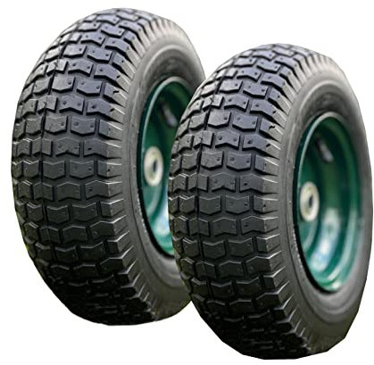 Set of 2 Garden Trolley Replacement Wheels (12 Inch - 30cm)
