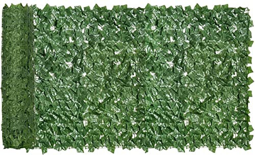 Efeu Sichtschutz Ausziehbar Efeu Sichtschutz Balkon Privacy Fence Wall Screen für Zaun 0609(1.5x6m/4.92x19.69ft)