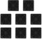 Unlorspy 8 Pcs Black Cooling Fan Filter 40 mm Square Plastic Case Fan Filter Cover PC Computer Case Mesh
