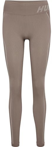 hummel Te Christel Seamless Mid Waist Leggings Damen grau, L Damen