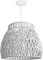 Paco Home LED Pendellampe Pendelleuchte Hängelleuchte Hängelampe für Wohnzimmer Schlafzimmer Esszimmer Schirm Papier E27, Farbe:Weiß (Ø35cm), Leuchtenart___Farbe:Pendelleuchte - Weiß