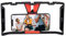Grundig Smartphone Gimbal - Handy Stabilisator - für Smartphones von 45mm Bis zu 105mm Breit -Streaming Zübehor - Influencer Zubehör Instagram und TikTok - Youtube Equipment - 25 x 13 x 4 CM - Schwarz