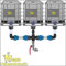IBC Tank Container Verbinder für PE Rohr Regen Wasser Adapter S60x6 Winkel T-Stück Kupplung PP > Set14 für 3 IBC + Hahn4 Pos.2
