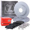 ZIMMERMANN Bremsenset Hinterachse inkl. Bremsscheiben Ø 302 mm Voll + Bremsbeläge hinten Kompatibel mit HYUNDAI TUCSON (TL, TLE), KIA SPORTAGE IV (QL, QLE)