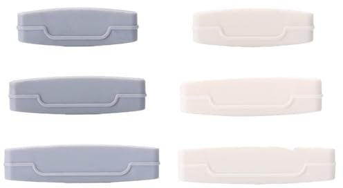 EIHI 2 Sätze Tubenquetscher Insgesamt 6 für alle Tuben Größen Ausdrücken von Zahnpasta, Creme, Kosmetik, Farben Tubenausdrücker Squeezer Tubenpresse Grau und weiß