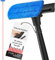 Tyroler 2-in-1 Window Cleaning Equipment | Telescopic Window Cleaner Tool | Anti-Rust Handle | Professional Window Cleaning Kit | 100% Rubber Window Squeegee Head (Ligh Black - 3.8m)
