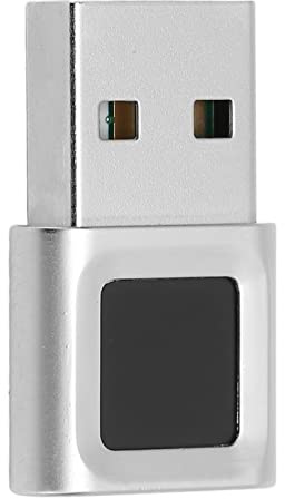 Aramox Fingerabdrucksensor Für Pc Schneller Passender, Hoher Empfindlichkeit, 360 Grad Touch USB -Fingerabdruck -Leser für den PC Laptop