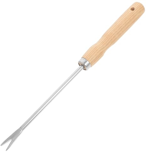 Unkrautstecher mit Holzbgriff und Eisen für Gartenarbeiten