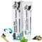 Aktivkohle Zahnpasta Zahnaufhellung Schwarze Zahncreme Ohne Fluorid -Natürliche Whitening Charcoal Toothpaste -Bleaching kohlezahnpasta -Aktivkohle Zahncreme Weiße Zähne -Weisse Zähne 120g
