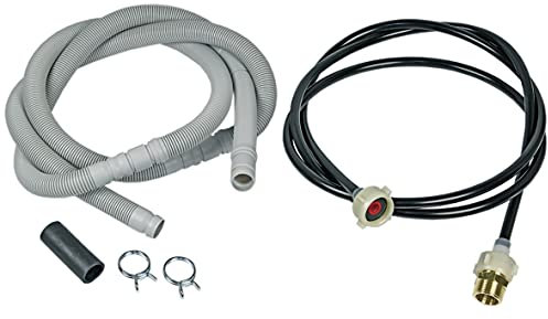 Bosch Siemens 350564 00350564 ORIGINAL Zulaufschlauchverlängerung + Ablaufschlauchverlängerung 2m Spülmaschine Geschirrspüler auch SGZ1010 SZ72010 SZ7GNX1 Balay Constructa Gaggenau