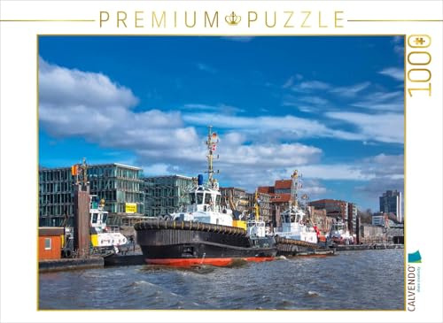 CALVENDO Puzzle Die Hafenschlepper | 1000 Teile Lege-Größe 64 x 48 cm Foto-Puzzle für glückliche Stunden