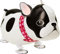 Kopper-24 Airwalker Ballon Bulldogge Hund - laufendender Hunde Luftballon Tier Helium Walking Folienballon Deko für Kinder Geburtstag Party Hochzeit Kinder Geschenk JGA Dekoration Tierballons Laufen
