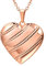 U7 Womens Heart Necklace With Picture Inside Rose Gold Necklaces Locket Necklaces For Women