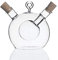 RB Distributeur d'huile et de vinaigre 2 en 1 - Fournitures de cuisine en verre pour huile et vinaigre