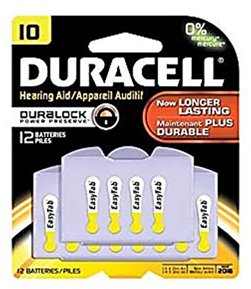 Duracell PGD DA675B12RC Batterie per apparecchi acustici, Zinc Air, 675, confezione da 12