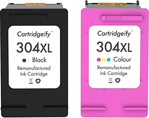 Cartridgeify 304XL Druckerpatronen Kompatibel mit HP 304 304XL Tintenpatronen Multipack, für HP Envy 5010 5020 5030 5032, DeskJet 2630 3720 3730 3733 3735 3750 3760 3762, AMP 130
