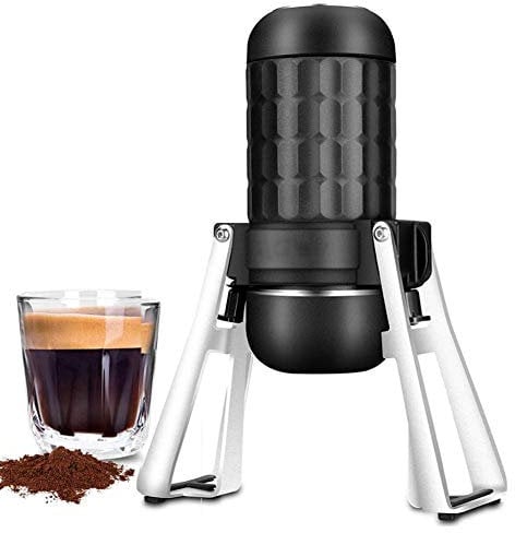 MHGLOVES Portable Espresso Maker, Mini Manual Coffee Machine, Manual Mini Travel Coffee Machine Flask for Home Office Travel Outdoor Camping