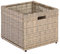 gartenmoebel-einkauf Unterschiebbox klein 49x47x40cm für Eckbank Bregenz, Polyrattan grau-beige