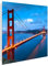 banjado® Großer Schlüsselkasten Glas/Schlüsselbox 30cm x 30cm mit 50 Haken - Motiv Golden Gate Bridge/Schlüsselkasten modern für Schlüsselaufbewahrung mit beschreibbarer, magnetischer Glastür