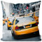 VOID New York Taxi NYC Kissenbezug Kissenhülle Sofakissen Kissen Deko Outdoor-Kissen Dekokissen, Kissen Größe:60 x 60 cm