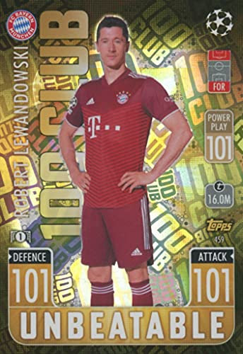 TOPPS MATCH ATTAX 2021/22 Hundred 100 Club Robert Lewandowski