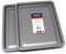 Lets Cook Cookware - Set of Two - 25cm Small Baking Oven Trays, PFOA & BPA Free Non Stick Coating, Air Fryer Compatible, Made in Britain