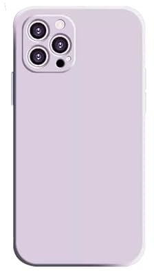 ZCSK iPhone 14 Pro Max Liquid Silicone Gel Slim 6.7-Inch TPU Case with Camera Lens Protector Shock Proof Rubber Anti Scratch Resistant Bumper Protection Cover Design for iPhone 14 Pro Max (LILAC)