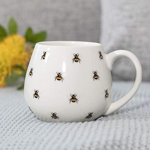 Zale Yardley Pretty Coffee Mug, Bee Mug, Tea Cups, Birthday Gift New Year Gifts, Housewarming, Mother’s Day, Birthday