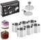 NiC IS COCNG Anillos de postre y anillos para alimentos, 6 piezas, mini anillos de postre, anillos de comida, anillos pequeños, anillos de mousse de acero inoxidable, anillo redondo para mousse, para