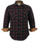 COEVALS CLUB Mens Flannel Shirt Long Sleeve Checked Snap Cotton with Pocket Regular Fit Plaid Lumberjack Casual Work Shirt (Russet Brown Black #6 XL)