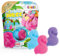 INKEE FLAMINGO Pack de 3 Bombes de bain enfant en forme de Flamant Rose, Boule de bain parfum Chewing-gum à l'huile de Jojoba, testé dermatologiquement, 3x15g