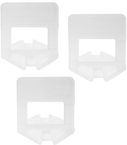 Lantelme Fliesen Nivelliersystem 4000 Stück Zuglaschen 2mm Fugenbreite Großpakete Fliesen Höhe 3-15mm Fliesenverlegehilfe