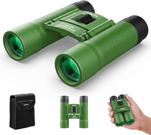 12X25 Fernglas für Kinder - Opaita Klein Ferngläser für Jungen Mädchen Vogelbeobachtung - Jagd Wandern Sightseeing Tierwelt und Sport