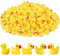 AEIOPRS 100 Stück Mini Duck Figuren, Miniatur Enten, Dekoration, kleine Enten für Dekoration von Miniatur-Landschaftsgärten, Bonsai, Fischbecken und Aquarien
