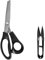 Zackenschere mit Fadenschneider, Professionelle Zickzackschere, Scharf Fadenschere Set, Edelstahl Gezackte Schere 5mm Klingen für zum Schneiden von Stoff Kleidung Textilien Nähen Papier Basteln