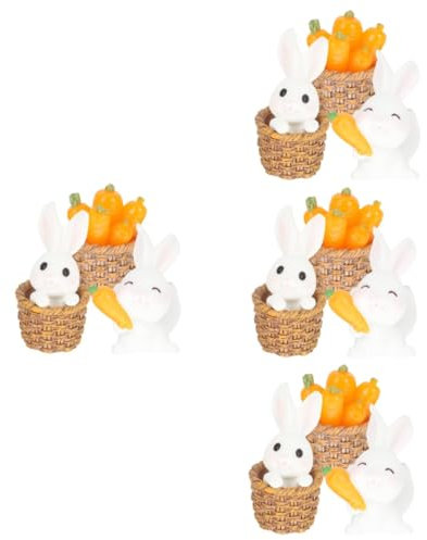 SEWOART 12 Stk Autoclip Entlüften Karottenclip Dangle It Personalisiert Zubehör Aufzeichnen Tier-auto-dekorationsclip Entlüftungsklammern Auto Hase Auto Lüftungsclip Harz