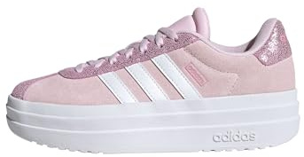 adidas Unisex Children's Vl Court Bold Shoes Junior Shoes, Pink, transparent, white, pink bliss, 5.5 UK