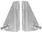 OSALADI Commercial Freezer Hinges 2pcs Stainless Steel Door Hinge Repair Kit for Refrigerator Freezer Doors
