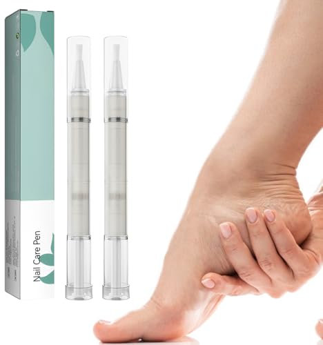 WUSJCOF Lápiz para el Cuidado de las Uñas (2 unidades) para el delicado de manos y pies, con Aceite de Árbol de Té, Aceite Cutículas, Endurecedor Uñas