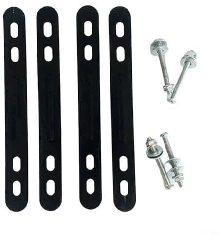 Fahrrad Zubehör Stahl Heckträger Adapter für Korb auf Ebikes, Roller & Mountainbikes (schwarz)