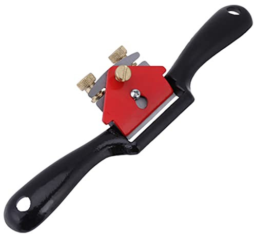 Langlebiges 9 -Zoll -Einstellungsflugzeug Spokeshave Hand -Trimmwerkzeug mit Schraube für Holzbearbeitungsbegeisterte - überlegene Eisen und Stahl für Optimale Leistung und Glattes Finish
