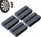 MICJLLT Dart Sharpener, 4 Pcs V Sharp Sharpening Stone, Dart Sharpener for Steel Tip, Long-Lasting Sharpness, Easy Polishing and Deburring, Darts Gifts for Men