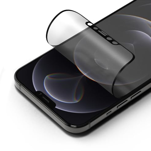 RhinoShield Impact Screen Pro Bildschirmschutz Matt kompatibel mit [iPhone 12/12 Pro] | Überlegener Aufprallschutz, kratzfest, mit Blaulichtfilter, inkl. Ausrichtungsrahmen