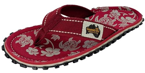 Gumbies Herren Sandale Zehentrenner Original Islander, Farbe:Rot, Artikel:-2233 pacific red, Schuhgröße:EUR 45