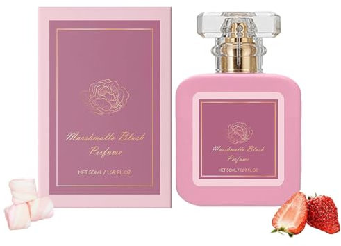 Pink Blush Shams Al Emarat Khususi Eau De Parfum Spray,Marshmallow Blush Perfume for Women,Strawberry Candy Sweet Vitality Perfume,Women's Edp Spray,Romantic & Sweet Arabian Perfume (1 Pcs)