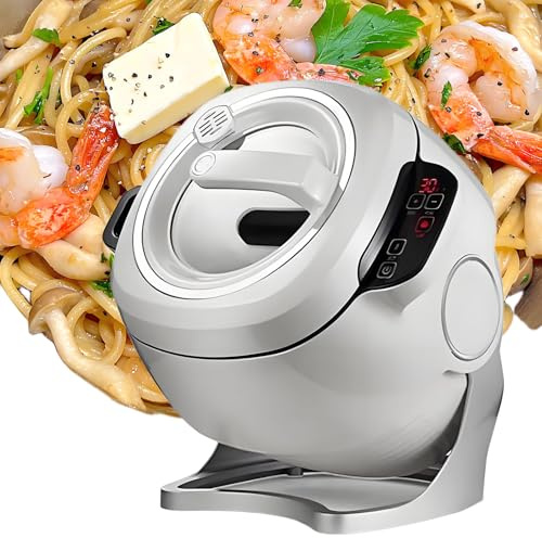 Automatic Stir Fryer 6L, 2000W Electric Wok for Frying, Stewing Sautéing – One-Touch Rotating Cooker for Home Kitchen