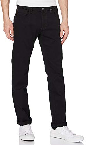 camel active Herren Regular Fit 5-Pocket Jeans Forever Black Schwarz, menswear-40/30